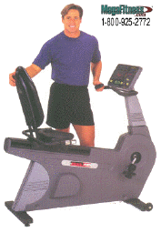 Remanufactured Star Trac 4410HR Recumbent Bike with HR/Self Powered Remanufactured