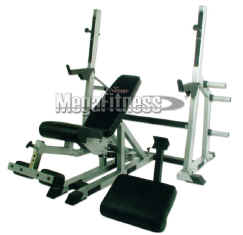 Olympic Home Benchw/ Detachable, Adjustable Bench and Arm Curl